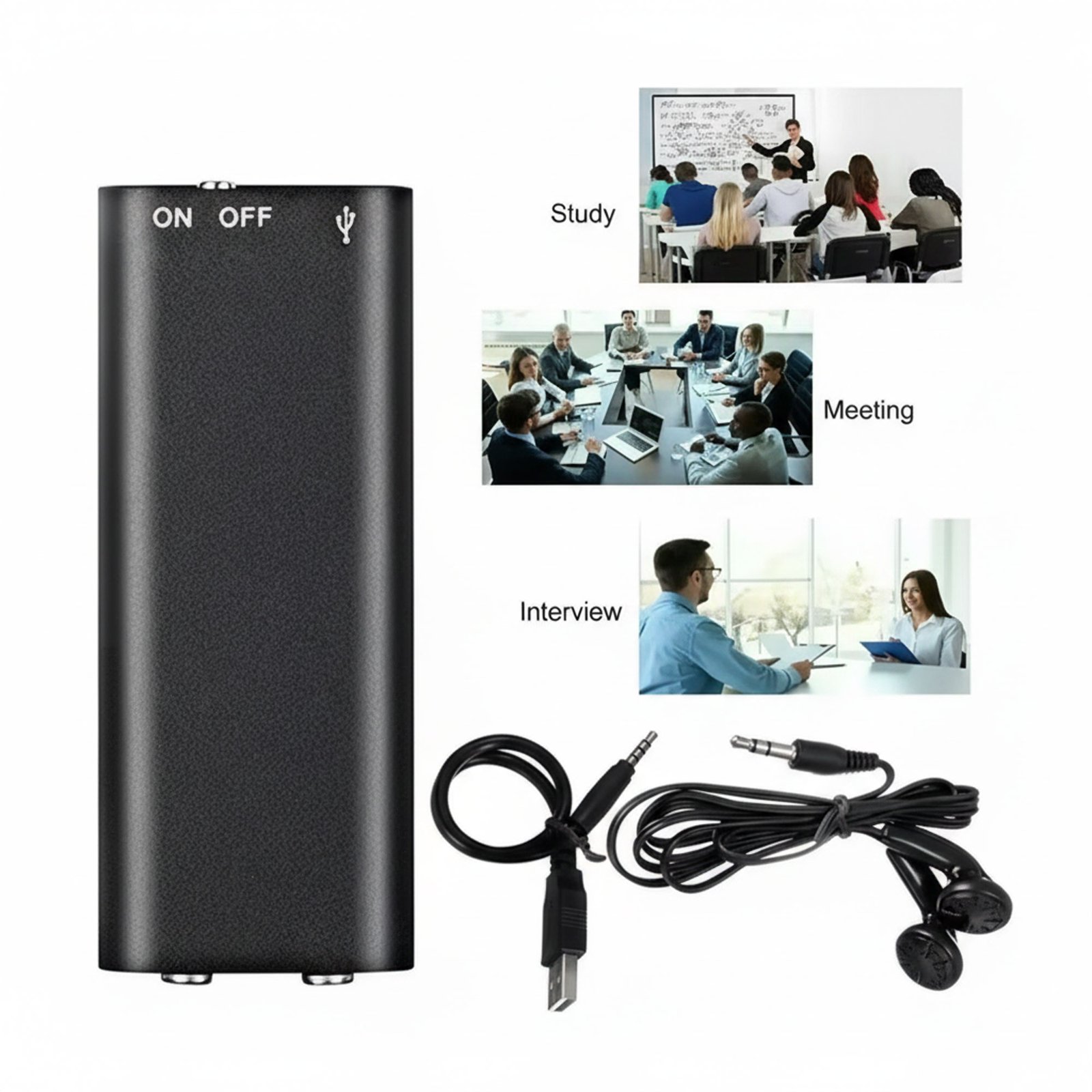 مسجل صوت صغير محمول بسعة 8 جيجابايت - الصورة 8