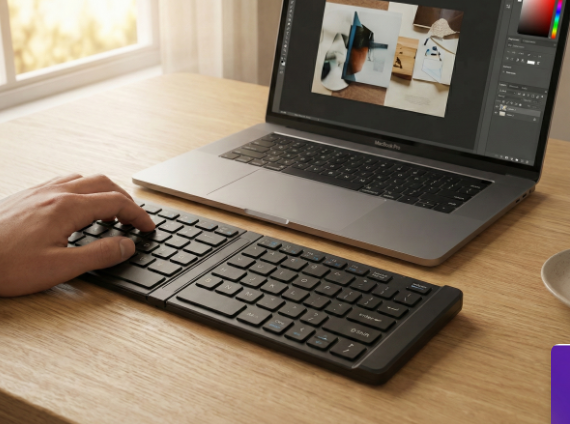 كيبورد قابل للطى+ ماوس هدية مجانية - الصورة 5