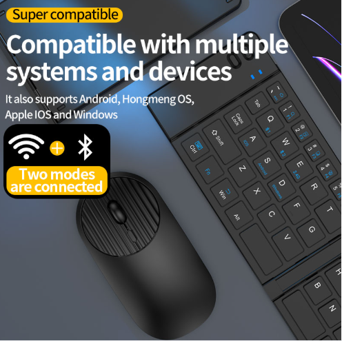 كيبورد قابل للطى+ ماوس هدية مجانية - الصورة 4